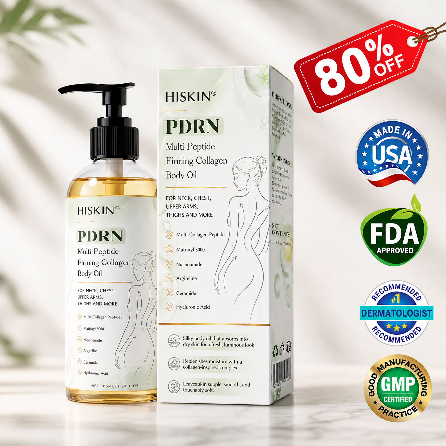 🎁 HISKIN® Only 5 boxes left! We're offering you an additional 30% discount! Get yourself in shape and healthy. Miss out now, and you won't have another chance until next year.